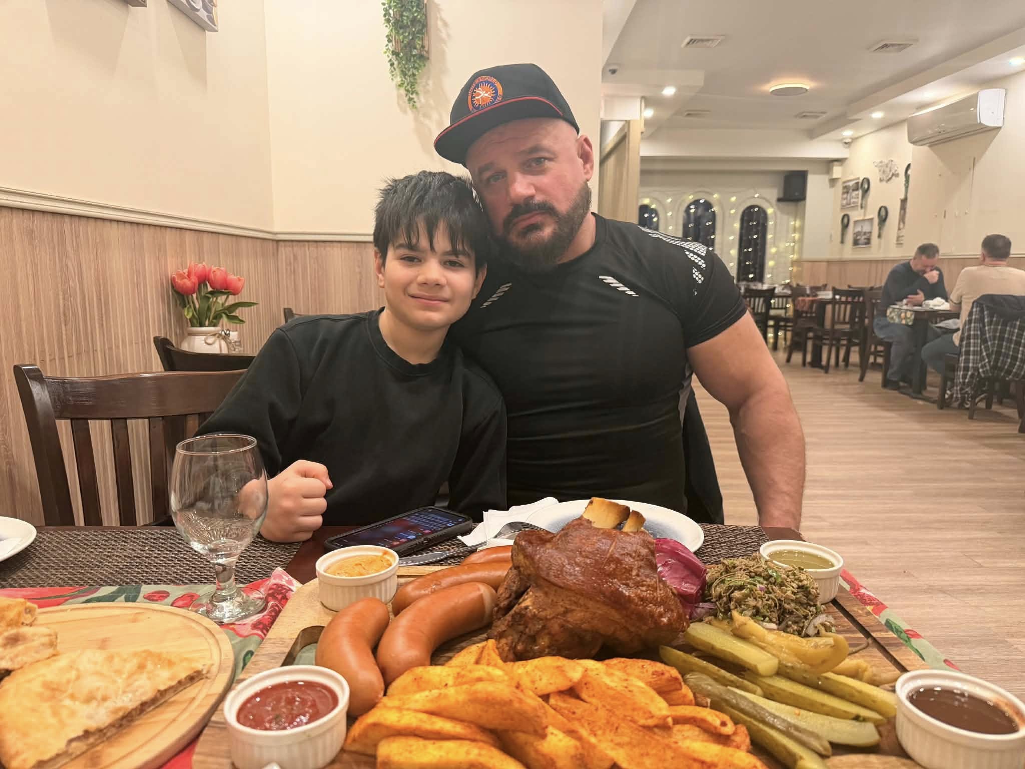 Family-style feast at Saamo Cafe